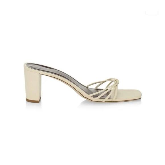 Staud Pippa Cream Heels - Women\'s Size 11 - Display